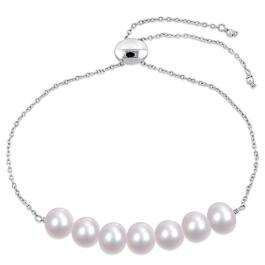 Gemstone Classics&#40;tm&#41; Pearl Adjustable Bolo Bracelet