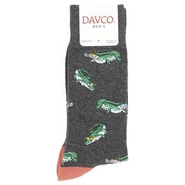 Mens Davco Alligator Crew Socks