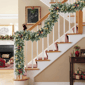 Puleo International 20ft LED Adorned Snowy Silverton Pine Garland - image 2