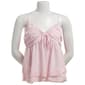 Juniors Madden Girl Crinkle Double Tier Lace Trim Tank Top w/ Bow - image 1