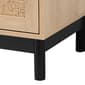 Baxton Studio Cherelle Light Brown 2-Door Storage Cabinet - image 6