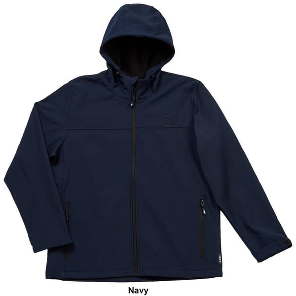 Mens IZOD&#174; Hooded Softshell Rain Jacket