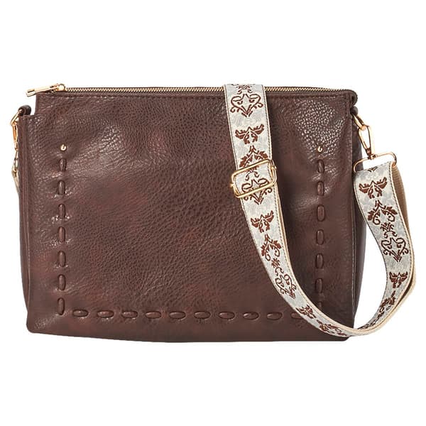 DS Fashion Triple Compartment Guitar Strap Large Crossbody - image 