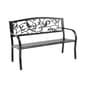 Evergreen Cardinals Metal Garden Bench - image 1