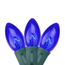 Northlight 25ct. Blue Transparent C9 Christmas String Lights