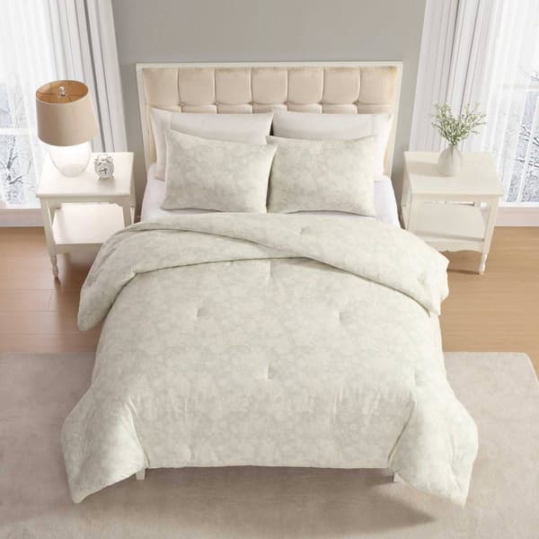 Laura Ashley Meredith Flannel Cotton Comforter Set