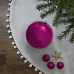 Northlight Magenta Shiny Shatterproof Christmas Ball Ornament