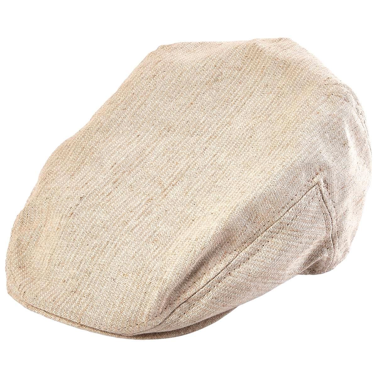 Mens Scala Pinstripe Ivy Hat - Natural