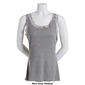 Womens French Laundry Lace Trim Ribbed Tank Top with Lettuce Hem - image 5