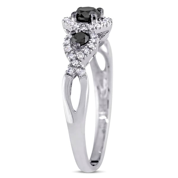 Diamond Classics&#8482; 10kt. White Gold 1/2ct. 3-Stone Diamond Ring