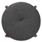 Baxton Studio Iliana Japandi Wood Ottoman Footstool - image 4