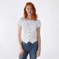 Juniors Love Tree Denim Vest - image 4