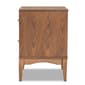 Baxton Studio Landis Ash Walnut Finished Wood 2-Drawer Nightstand - image 4