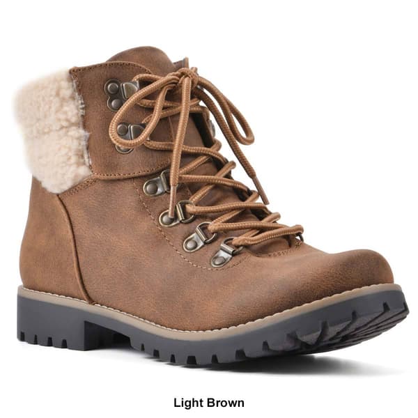 Womens Cliffs by White Mountain Pathfield Fabric Ankle Boots