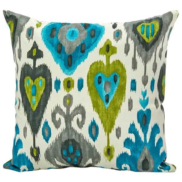 Jordan Manufacturing 16in. Pillow - Turquoise/Multi - image 