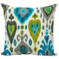 Jordan Manufacturing 16in. Pillow - Turquoise/Multi - image 1