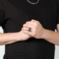 Mens Lynx Stainless Steel Warrior Pattern Ring - image 2