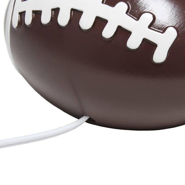 Simple Designs SportsLite 11.5in. Football Base Ceramic Lamp