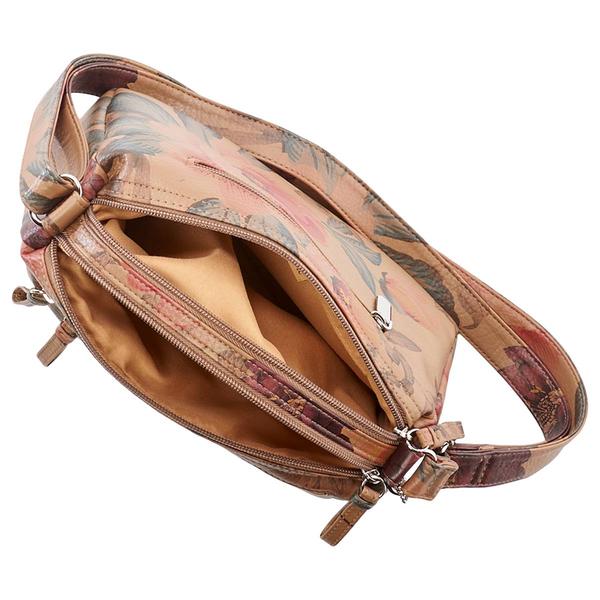 MultiSac Meyer Double Entry Shadowbrook Floral Exterior Crossbody