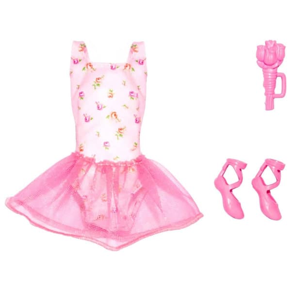 Barbie&#40;R&#41; Ballerina w/ Ballet Slippers & Bouquet Fashion Doll Dress