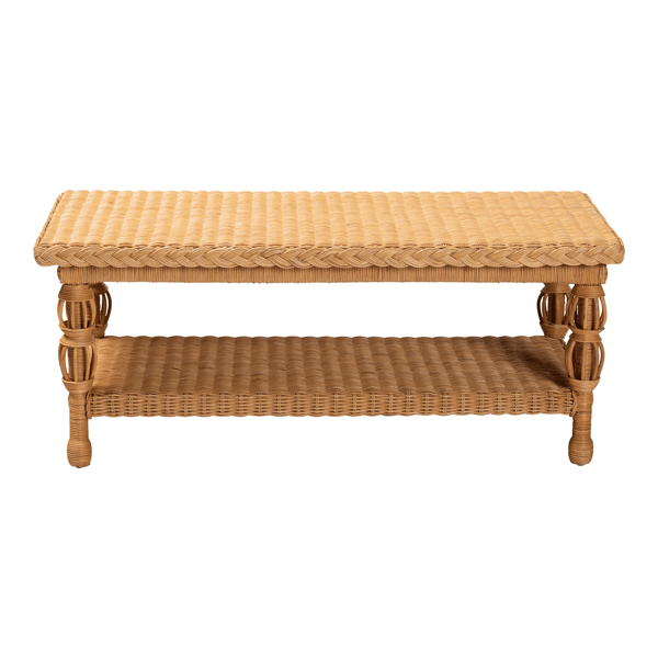 bali & pari Dolby Natural Rattan Coffee Table
