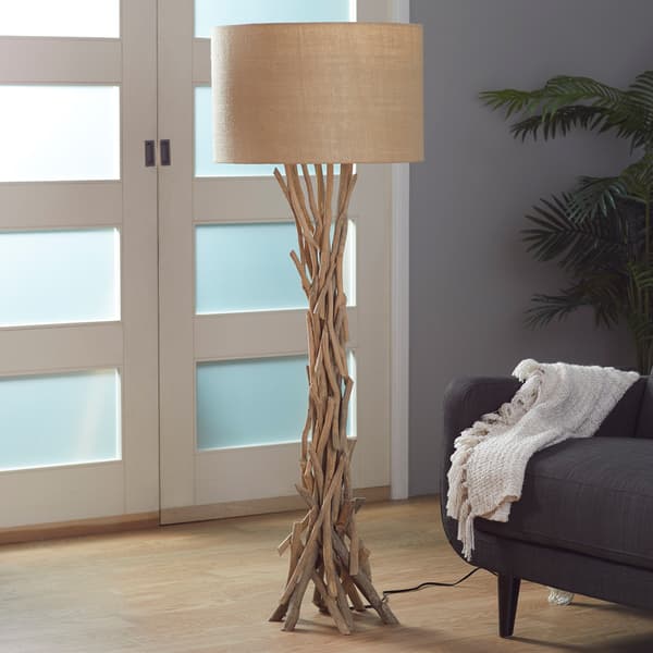 9th & Pike&#174; Natural Driftwood Twigs Floor Lamp