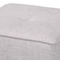 Baxton Studio Corinne Upholstered Ottoman - image 2