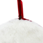 Allstate "Merry Christmas" Faux Fur Christmas Disc Ornament - image 3