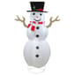 Northlight 6ft. Chenille Swirl Large Snowman Outdoor Decor - image 1