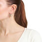 Athra Fine Silver Plated Crystal Reindeer Drop Earrings - image 3