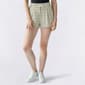 Juniors Derek Heart Aztec Yum Paper Bag Rope Belt Shorts-Seagrass - image 1