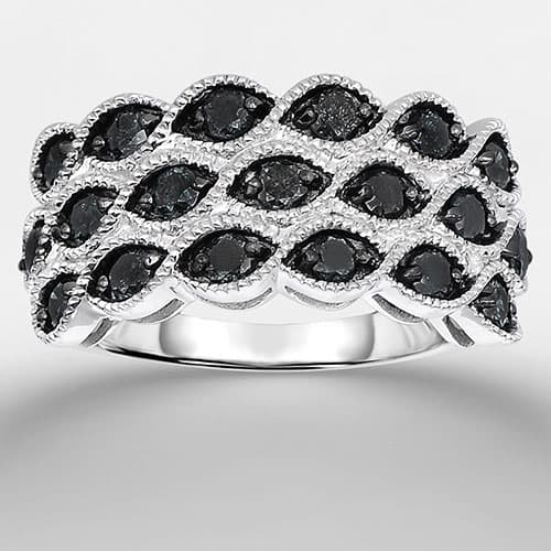 Diamond Classics&#40;tm&#41; 1ctw. Black Diamond Ring - image 