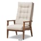 Baxton Studio Roxy Button-Tufted High-Back Chair - image 10