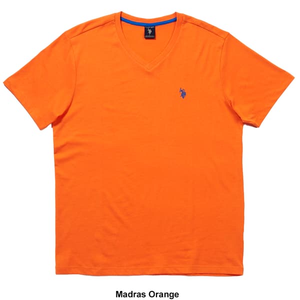 Mens U.S. Polo Assn.&#174; V-Neck Solid Tee