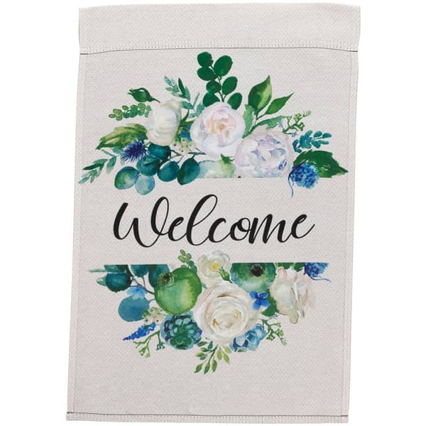 Northlight Seasonal Mixed Florals Welcome Garden Flag
