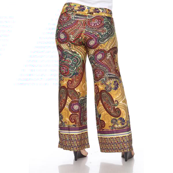 Plus Size White Mark Palazzo Pants