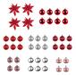 National Tree 40pc. Red Shatterproof Bauble Ornaments - image 4