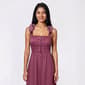 Juniors Trixxi Linen Tie Shoulder Midi Dress - image 4
