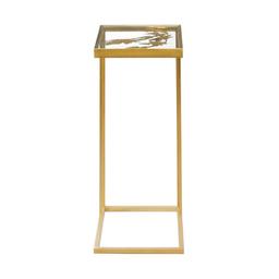 9th & Pike® Gold Metal Contemporary Accent Table