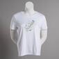 Plus Size Bonnie Evans Drifting Flowers Embroidered Tee - image 1