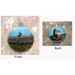 Roman San Francisco Golden Gate Bridge Christmas Ball Ornament - image 3