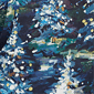 Womens Alfred Dunner Classics Starry Christmas Tree Scene Tee - image 6