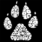 Womens LA Pop Art Dog Mom Word Art V-Neck T-Shirt - image 2