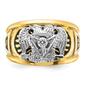Mens Diamond Classics&#8482; 10kt Diamond 32nd Scottish Rite Eagle Ring - image 3