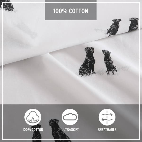 Eddie Bauer Labrador Fields Cotton Percale Sheet Set