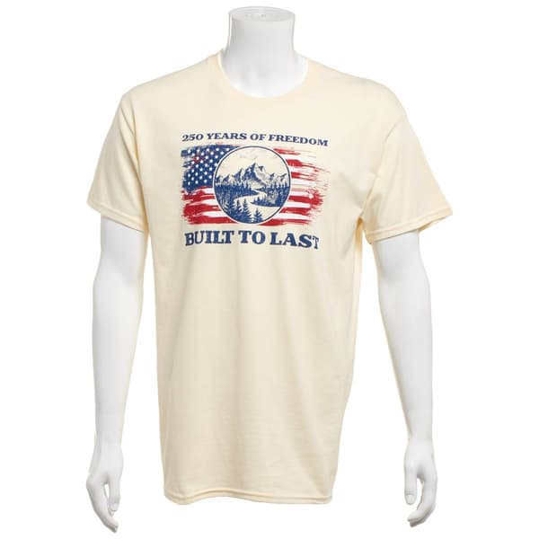 Mens Home of the Brave 250 Built to Last Graphic Tee - image 