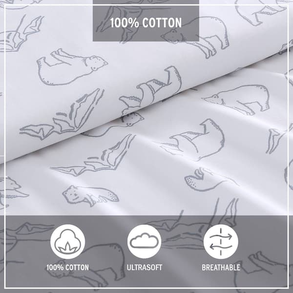 Eddie Bauer Smokey Bear Camp Cotton Percale Sheet Set