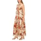 Womens MSK Sleeveless Halter Neck Metallic Floral Maxi Dress - image 3