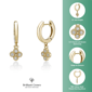 Brilliant Grown Gold-Plated  1/10ctw. Lab-Grown Diamond Earrings - image 4
