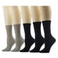 Womens Cuddl Duds 5pk. Heather Crew Socks - image 1